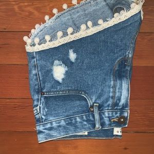 PACAUN HIGH WASTED SHORTS